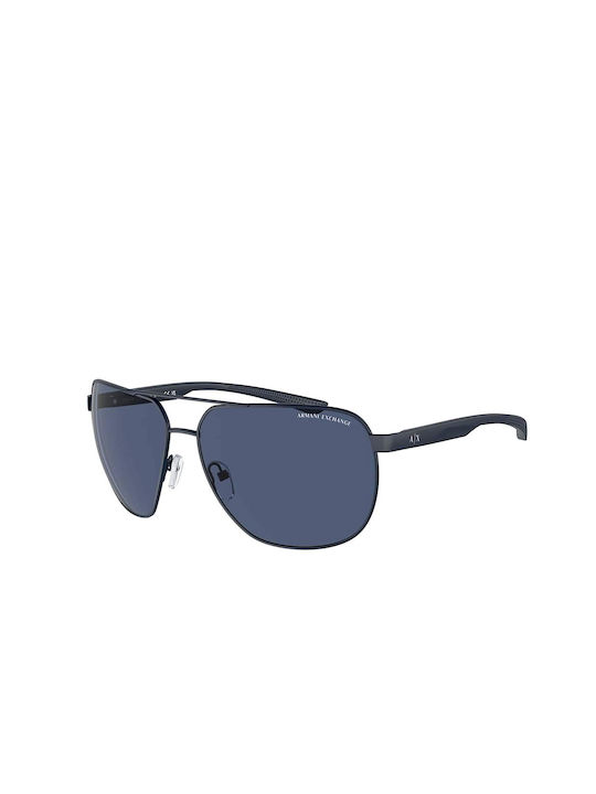 Armani Exchange Sonnenbrillen mit Marineblau Rahmen und Blau Linse AX2047S 609980