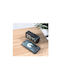 Kimiso Tabletop Digital Clock with Alarm & Radio Black K-12