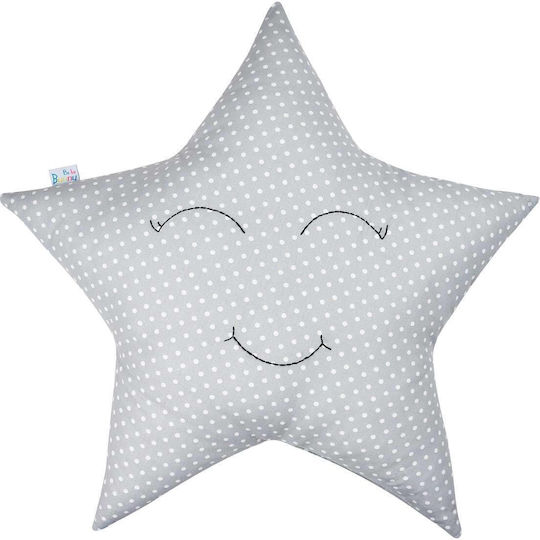Closet22 Handmade Nursery Decor Pillow Gray 45cm STAR40-GRAY
