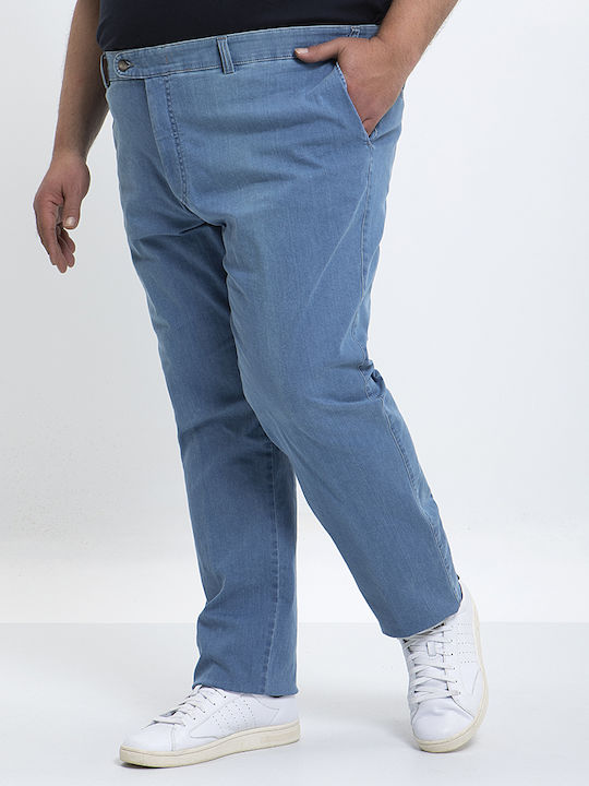 Kaiserhoff Men's Trousers Chino Light Blue