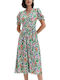 Summer Midi Dress Blue