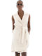 "summer Shelter" Gillet Dress Summer Mini Dress Beige