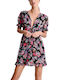 Molly Bracken Molly Ladies Woven Dress Καλοκαιρινό Mini Φόρεμα Μαύρο