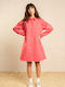 Mini Shirt Dress Dress Pink