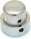 Concentric Knob Metal Chrome Concentric Μεταλλικό σε Ασημί Χρώμα
