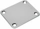 Neck Plate Serial Number Chrome Back Plate σε Ασημί Χρώμα