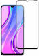 Frame 0.3mm Adeziv complet Full Face Tempered Glass Negru (Redmi 9)