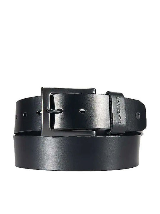 Carhartt Herren Gürtel Leder Schwarz