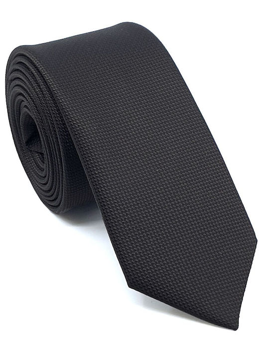 Legend Accessories Synthetic Men's Tie Monochrome Black