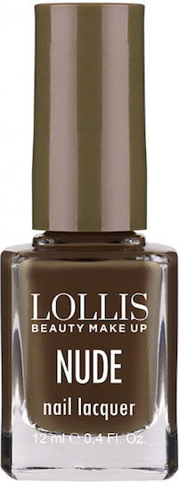 Lollis Beauty Make Up Glossy Βερνίκι Νυχιών Ροζ