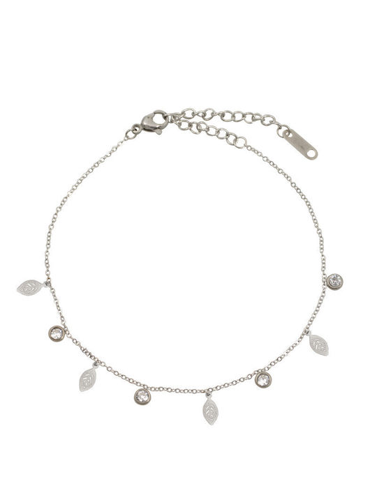 Damen Armband Fußkettchen aus Stahl