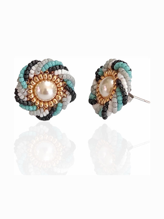 The Art of Beading Ohrringe mit Steinen & Perlen