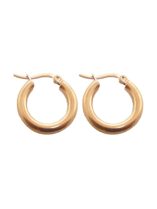 Earrings Hoops Gold Plated