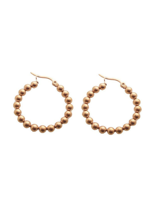 Earrings Hoops Gold Plated