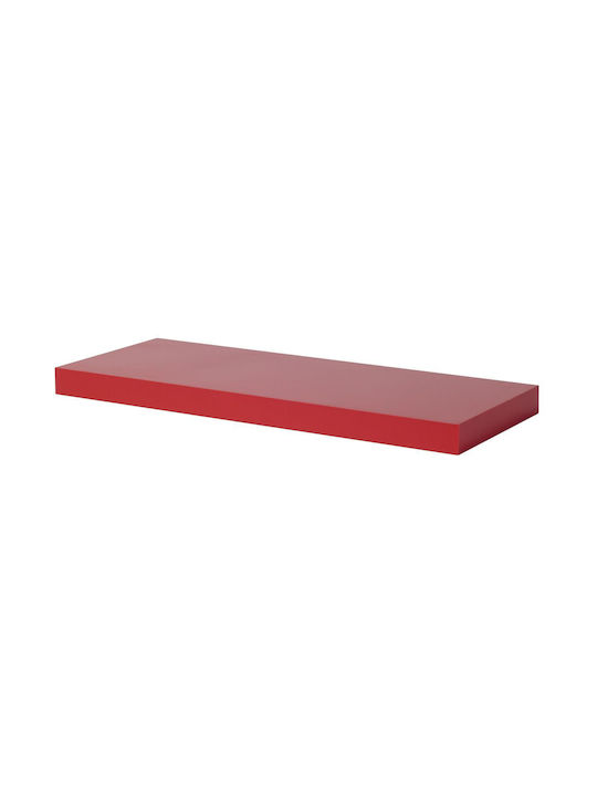 Shelf Wall Red 60x23.5x3.8cm