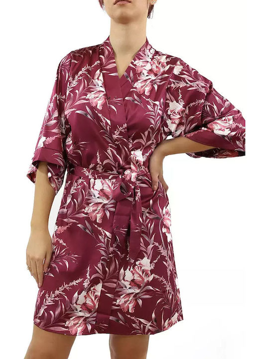 Bonatti Winter Women's Robe Burgundy Sorella