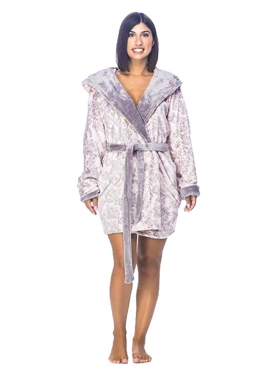 Koyote Winter Women's Robe Pink