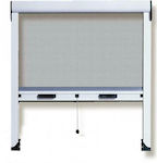 Screen Door Vertical Movement White from Fiberglass 230x100cm 100230W