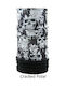 Apu Cracked Motorcycle Rider Neck Warmer made of Polyester Black Color