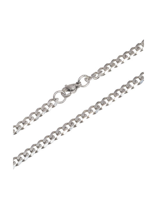 Men's Stainless Steel Neck Chain White