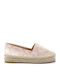 Stoff Damen Espadrilles in Rosa Farbe