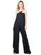 Women's Sleeveless One-piece Suit Black