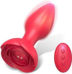 Lilo Anal Plug with Wireless Functionality and Vibration Red