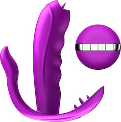 Kinksters Πρωκτική Σφήνα με Δυνατότητα Ασύρματης Λειτουργίας και Δόνηση Μωβ Kinksters Πρωκτική Σφήνα με Δυνατότητα Ασύρματης Λειτουργίας και Δόνηση Μωβ