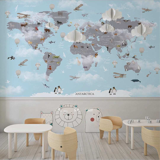 Caravelshop Embosat Kids Paper Wallpaper L350xH270buc