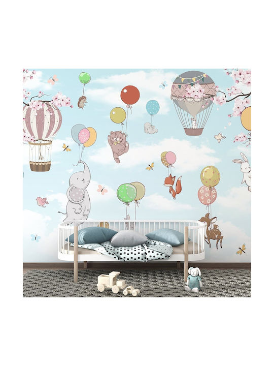 Caravelshop Embossed Kids Paper Wallpaper L400xH270cm