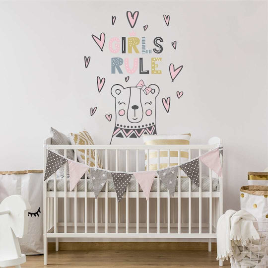 Caravelshop Детска стикерна за стена Стена 100x75бр