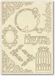 Stamperia Wooden Decoration 1pcs