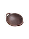 Muubs Serving Bowl Round Ceramic Brown with Diameter 16cm