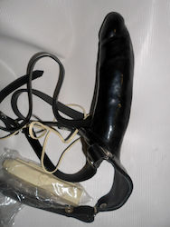 Harness με Dildo 16cm και Δόνηση σε Μαύρο Χρώμα