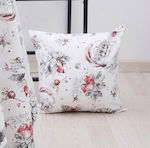 Christmas Decorative Square Pillowcase White 45x45pcs