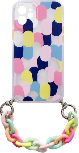 Color Chain Back Cover Πλαστικό με Λουράκι Πολύχρωμο (Redmi 10 / 10 2022)