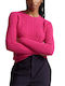Ralph Lauren Cable-knit Women's Long Sleeve Sweater Woolen Pink