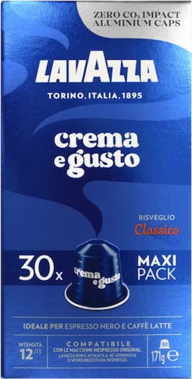 Lavazza Κάψουλες Espresso Crema E Gusto Συμβατές με Μηχανή Nespresso 30caps