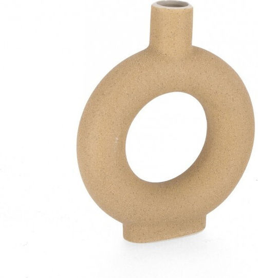 Bizzotto Decorative Vase Lytir Beige 19x5x23cm