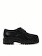 Leather Women's Moccasins in Black Color