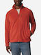 Men's Cardigan with Zipper Orange