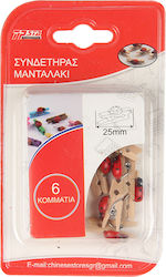 Tpster Wooden Clothespins 6pcs