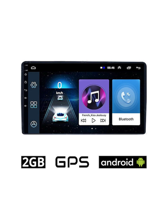 Auto-Audiosystem für Mitsubishi Outlander 2001-2005 (Bluetooth/USB/AUX/WiFi/GPS/Apple-Carplay/Android-Auto) mit Touchscreen 9"