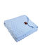 Greenwich Polo Club Blanket Nursery Swaddling Blankets 8834 Velvet Light Blue 80x110cm