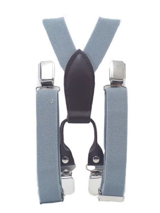 Suspenders Monochrome Gray