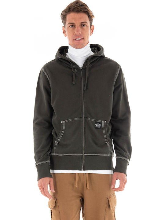 Superdry Contrast Sweatshirt mit Kapuze Khaki
