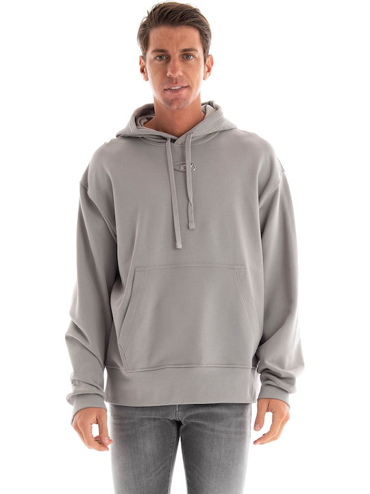 Sweatshirt with Hood Gray