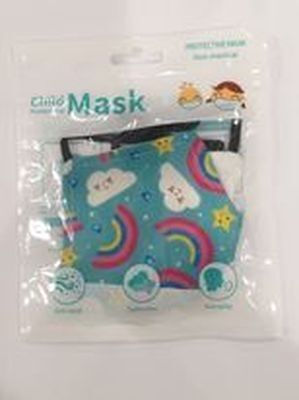 Royalty Medical Supplies Protective Mask Fabric Kids Blue 2095719 1pcs