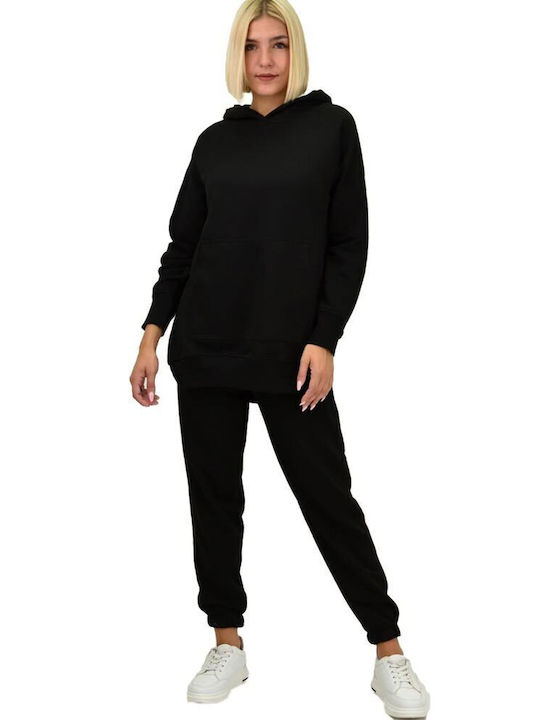 Potre Damen-Sweatpants-Set Schwarz