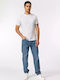 Herren Jeanshosen Entspannt Fit Grau